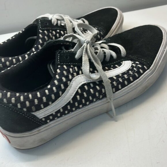 Vans Old Skool Quilt Stitch 'Black White' VN0A3WMA4B0 Sneakers, size 8.5 - Picture 8 of 12